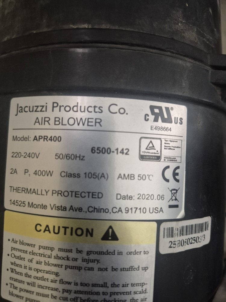 Jacuzzi Air Blower