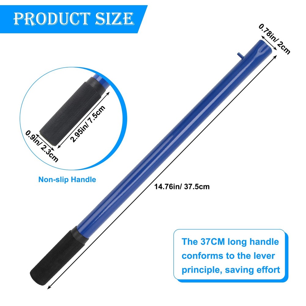 Anglekai Horizontal Hydraulic Jack Handle Replacement, Hydraulic Floor Jack H...