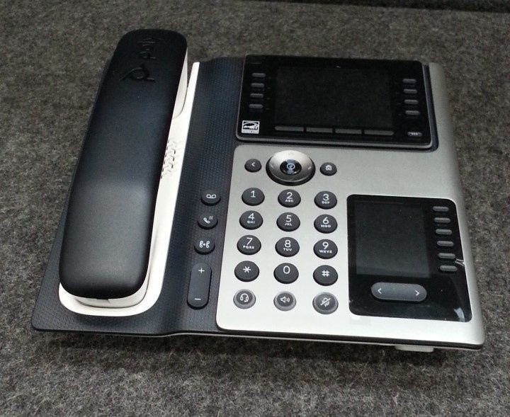 POLY Edge E450 Desk Phone 3.5" Color IPS Display
