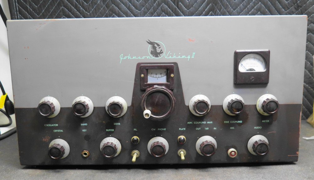 Johnson Viking II - Tube Ham Radio Transmitter - Copper Plated Interior