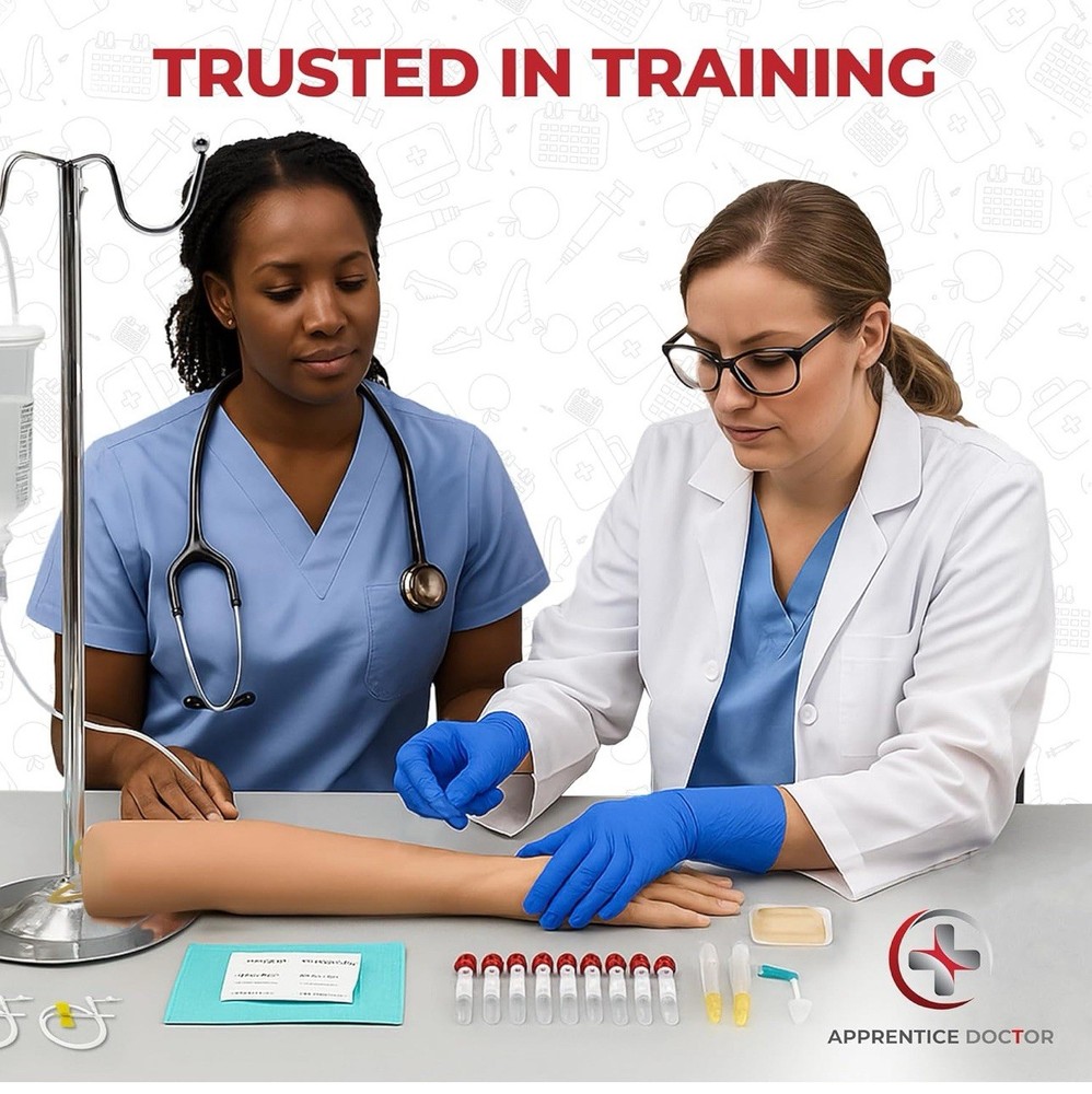 Apprentice Doctor Phlebotomy Practice Kit - Practice IV, Venipuncture, etc