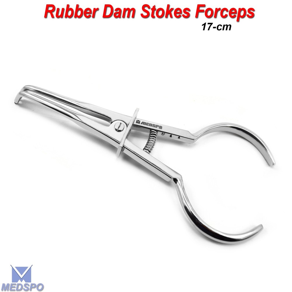 Ainsworth Hole Punch Plier Ivory Clamp Forceps Stokes Basic Rubber Dam Kit Tool