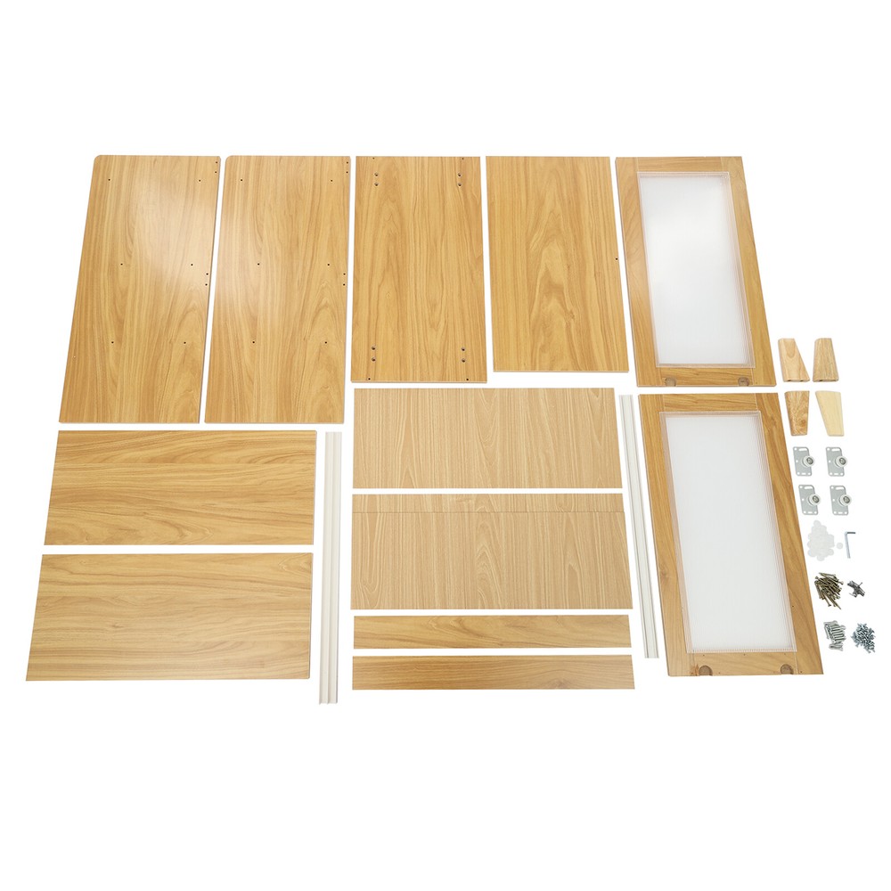 Sideboard Rectangular Kitchen Storage Organizer Floor Standing Storage Cabinet