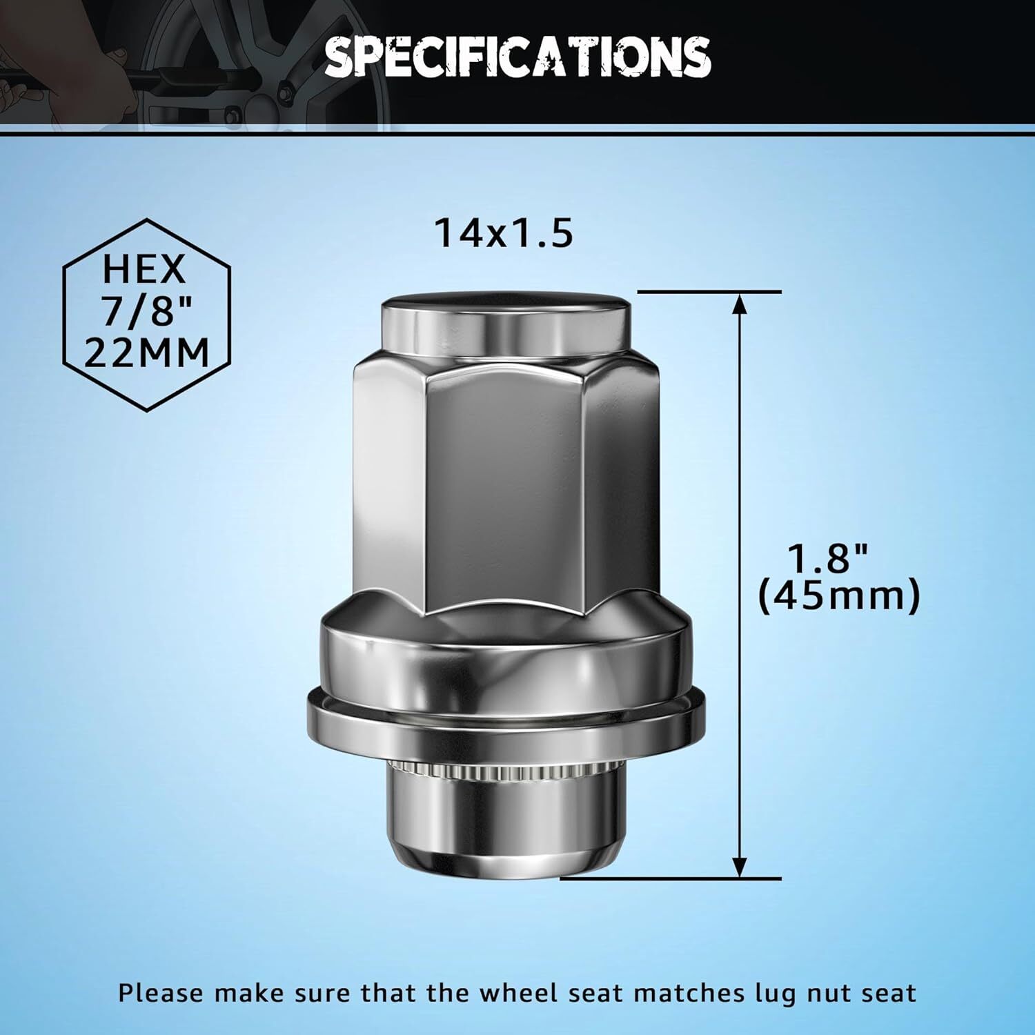 20x Chrome Toyota Lexus OEM Factory Lug Nuts M14x1.5 Fit Tundra Sequoia LX LS LC