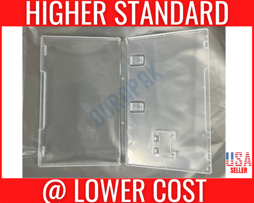 50 PCS Standard Replacement Game Case for Nintendo Switch, Clear