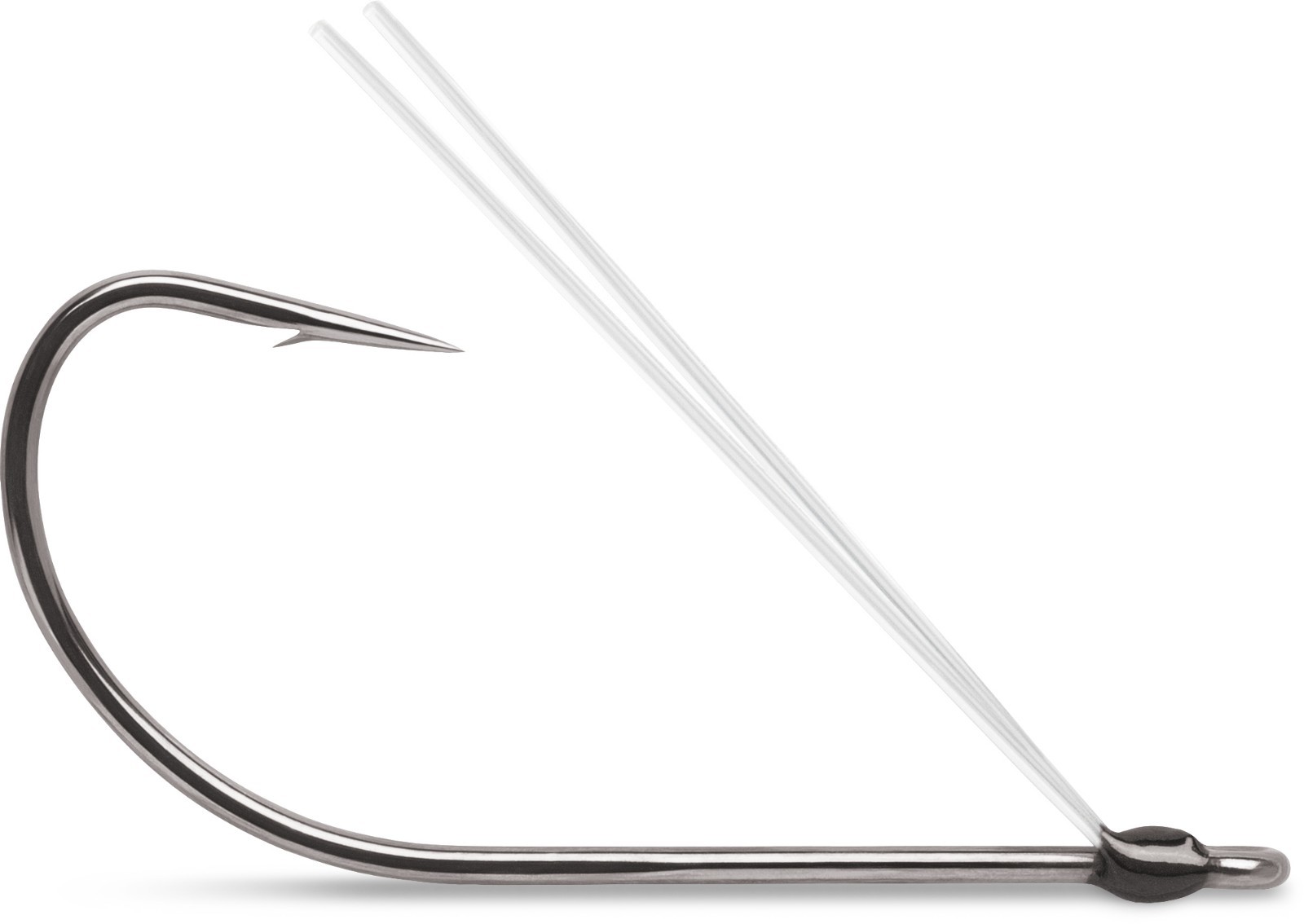 VMC Weedless Neko Hook Black Nickel 5 Pack - Weedless Bass Fishing Tackle