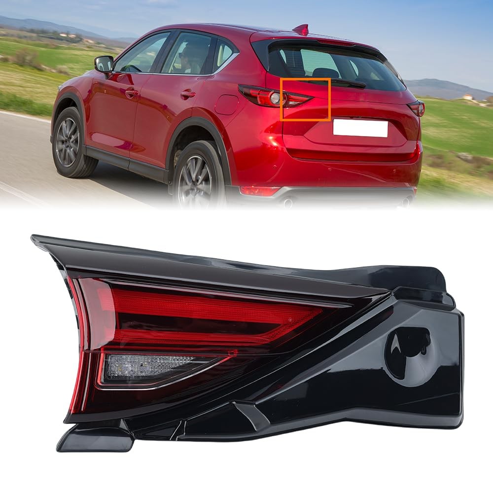 Left LED Inner Tail Light Assembly for Mazda CX-5 2016-2021 Driver Side