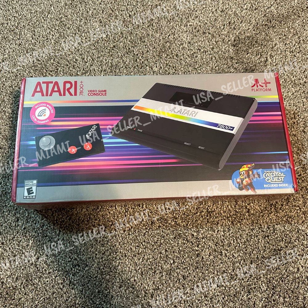 2024 Atari 7800 Plus Official HDMI Console & Wireless Controller 7800+ Sealed
