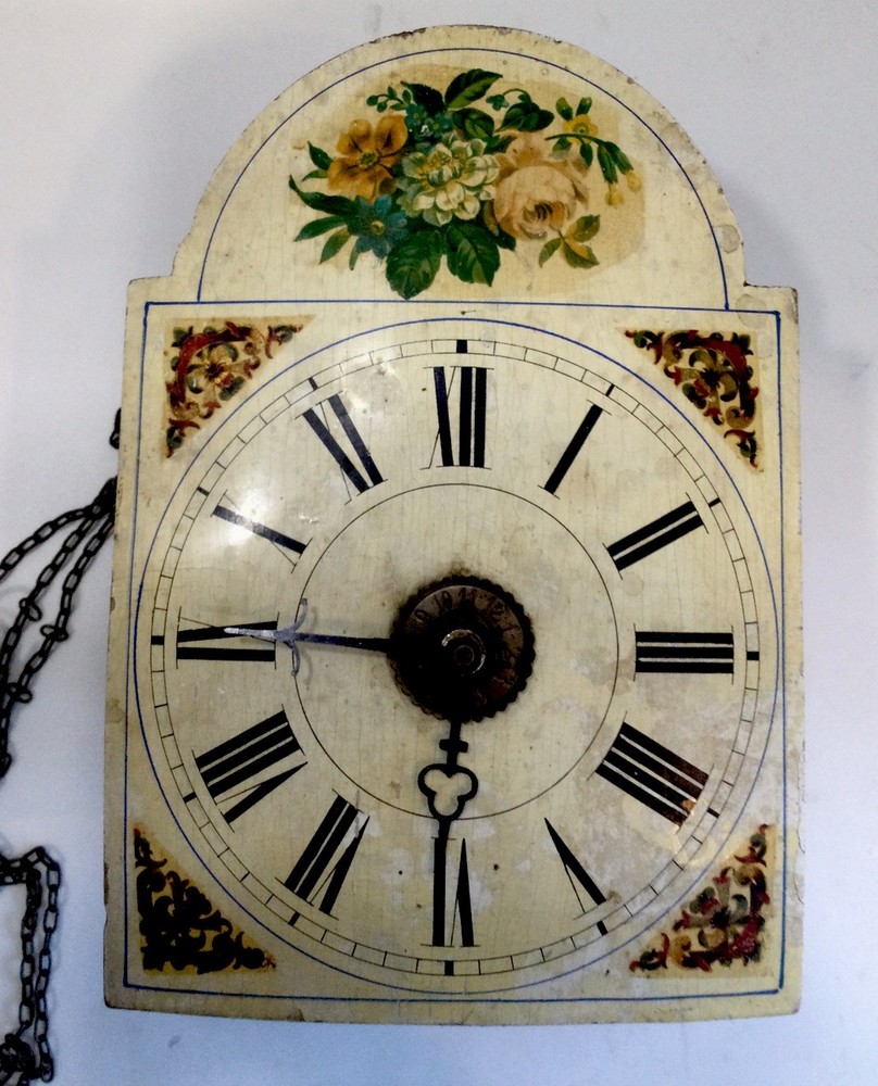 Antique Black Forest Wall Clock Small Size- As  Is