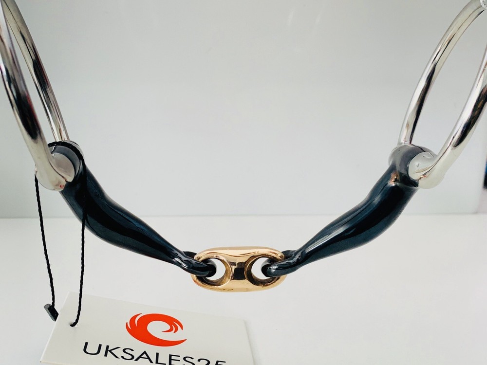Sweet Iron Eggbutt Snaffle Bit Copper Lozenge (UKSALES25®) *SAME DAY DISPATCH*