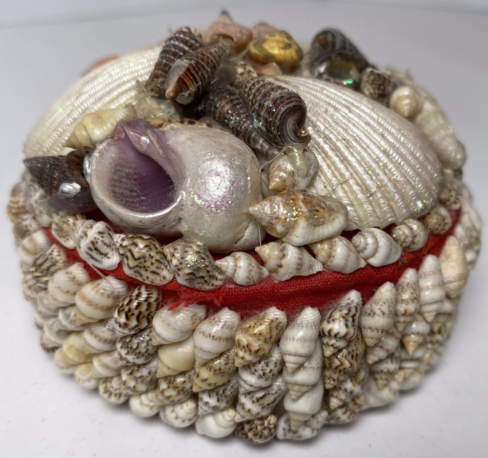 4 Handmade Seashell Boxes