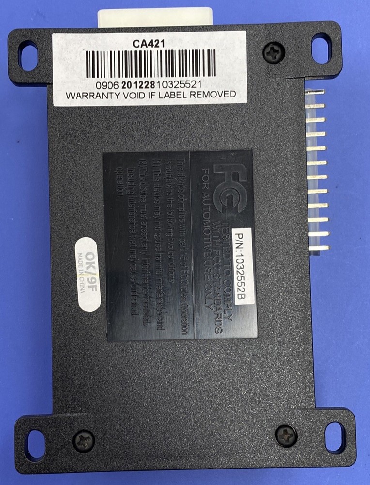 Replacement Code Alarm CA-421 CA421 P/N: 1032552B Module Brain ONLY
