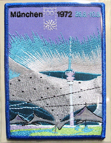 1972 SUMMER OLYMPICS XX MUNICH OLYMPIC GAMES PATCH Willabee & Ward ~ PATCH ONLY