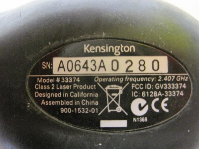 Kensington Presenter Remote Red Laser Pointer (without USB dongle) K33374