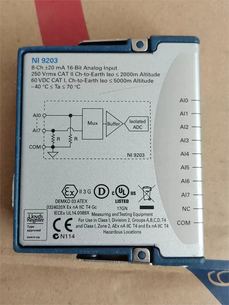 New National Instruments NI 9203 cDAQ Analog Current Input Module NI-9203
