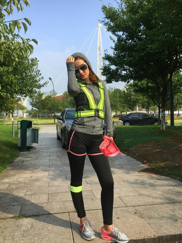 IDOU High Visibility Reflective Safety Vest | Lightweight,Adjustable & Elasti...