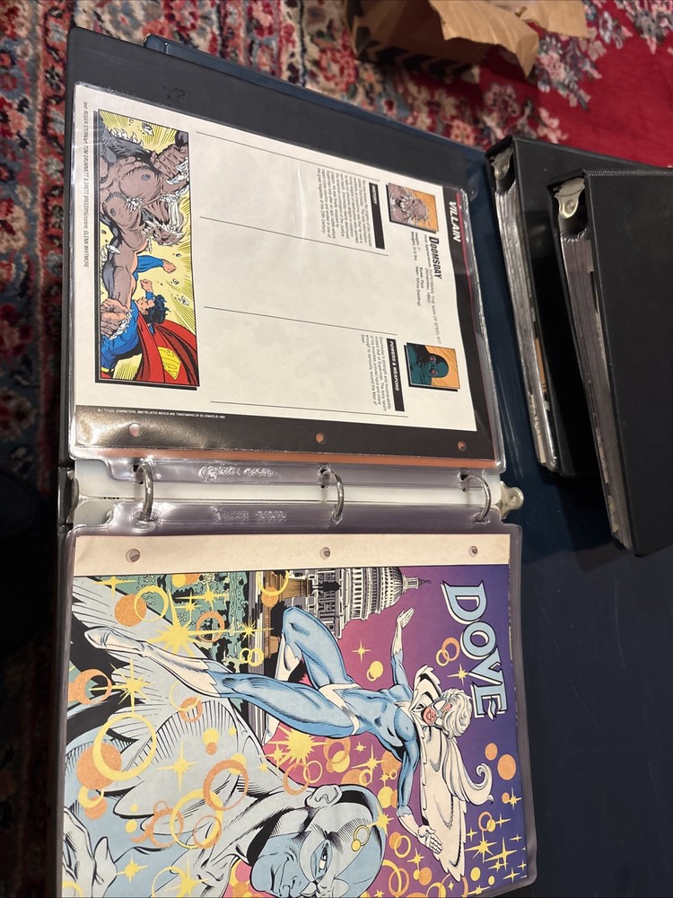 Comic Book Bio Binder