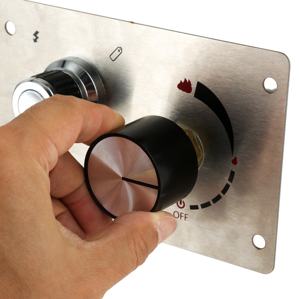 Flat Panel Brazier Valve Control System Fire Pit Gas Burner Spark Ignition Kit