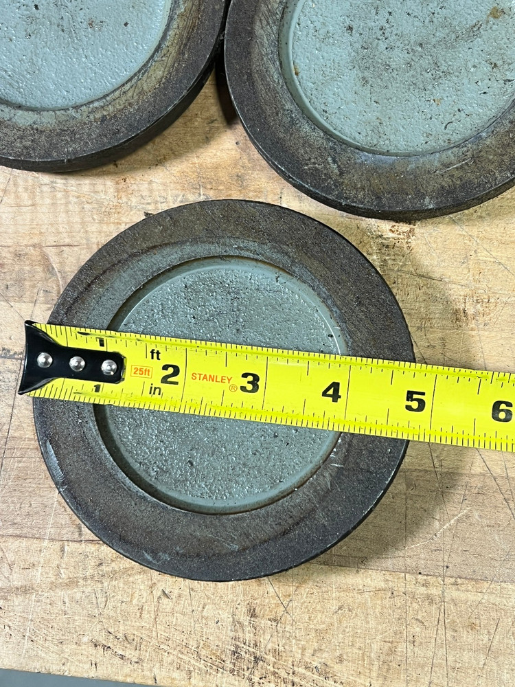3 Cast Iron leveling feet surface pad puck surface grinders tool/machine shop