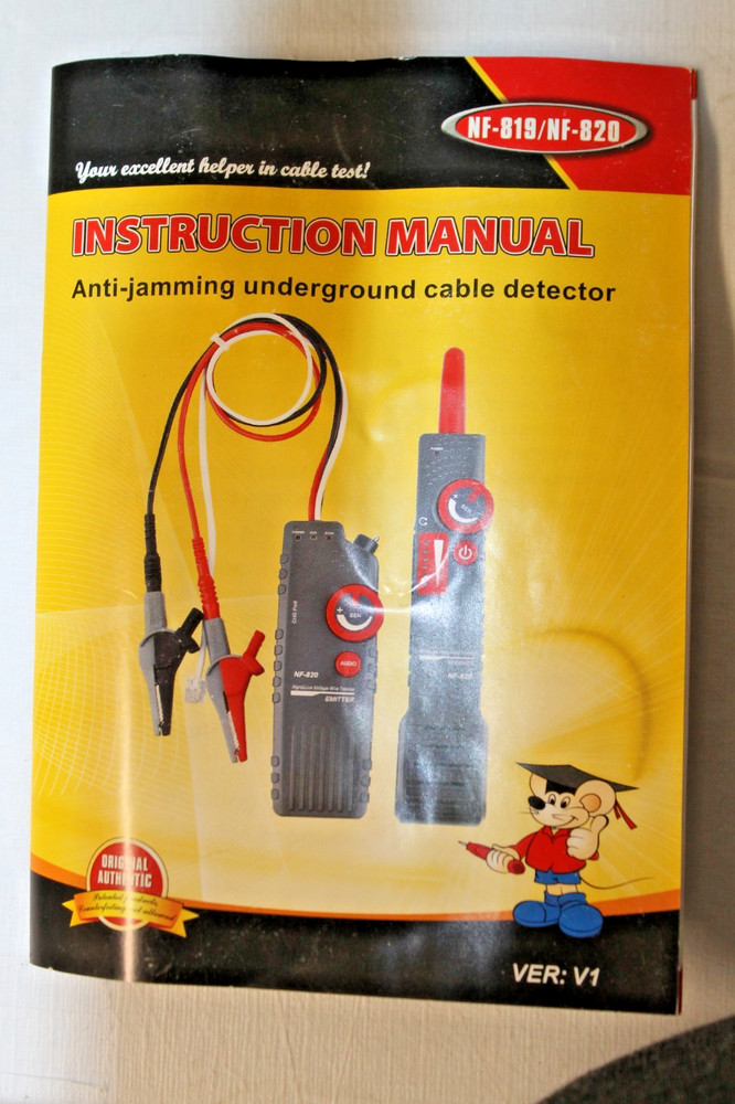 NOYAFA NF-820 High & Low Voltage Underground Wire Tracker For Cable