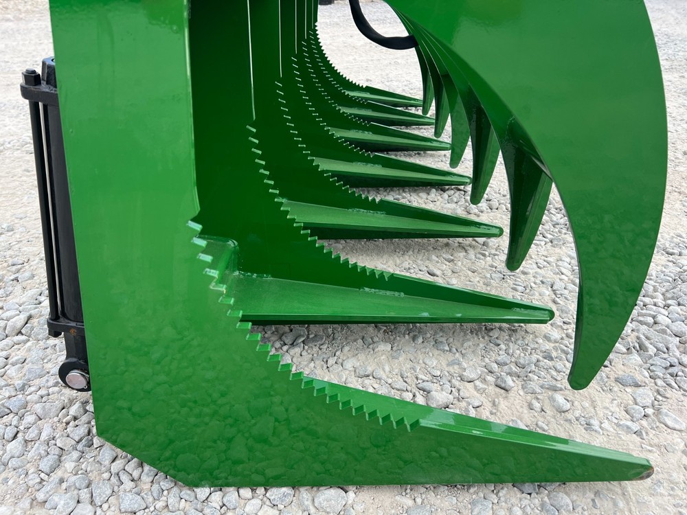 Proworks 72" Root Rake Clam Grapple Attachment John Deere Compact Tractor Loader