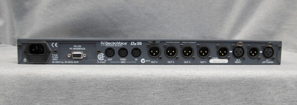 Electro-Voice EV Dx38 Digital Sound System Processor