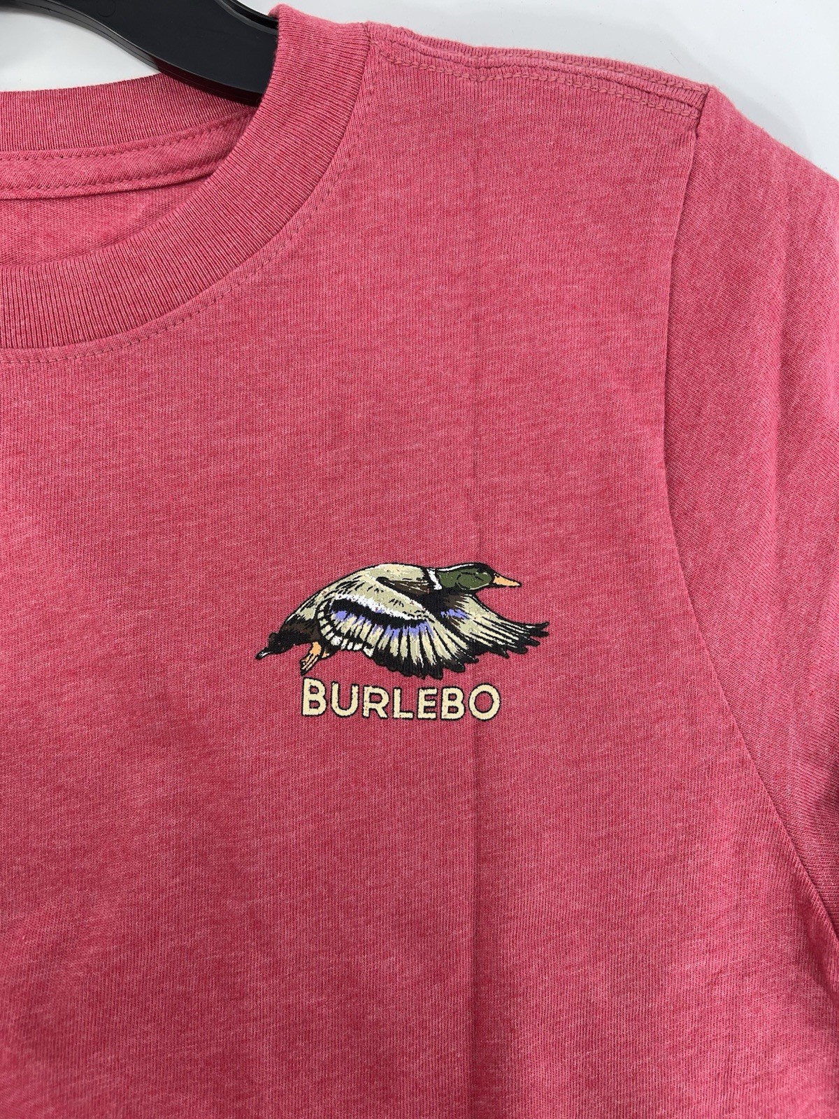 NWT Burlebo Duck Hunting Youth Boys 11-12 Size L Red Graphic Tshirt