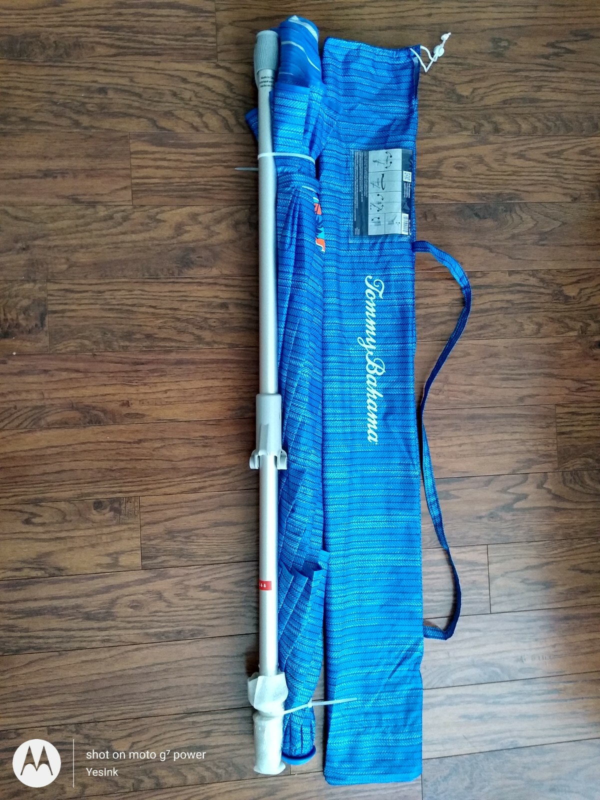 Tommy Bahama 8' Beach Umbrella w/ Tilt BLUE