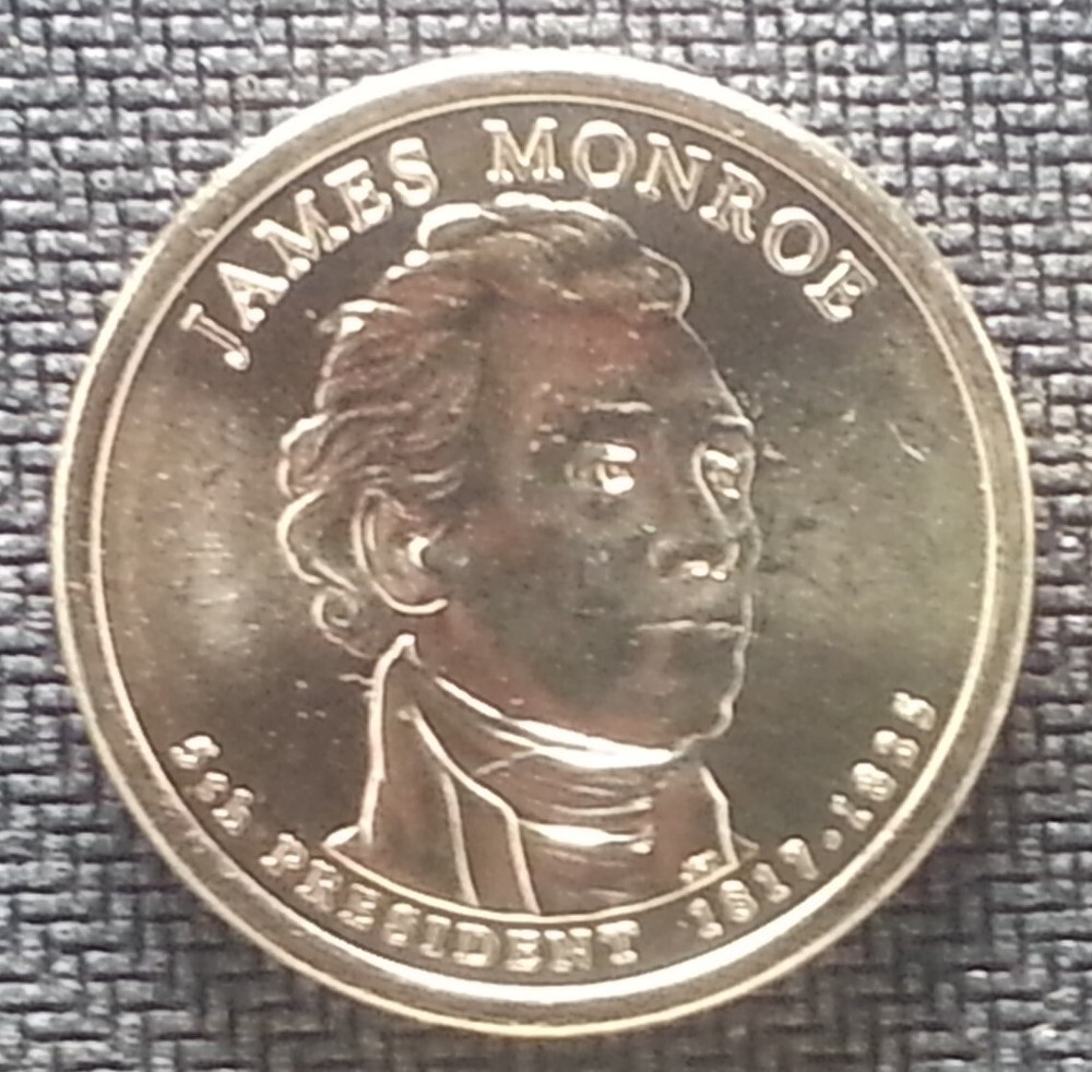 2008 D James Monroe Presidential Dollar From Mint Roll