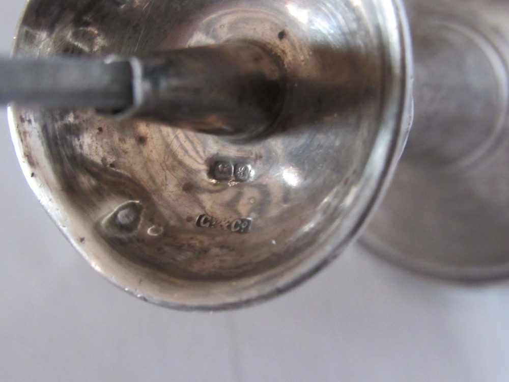 11E10 Scale Précision Trebuchet Solid Silver English Gray Grey & Co 1918