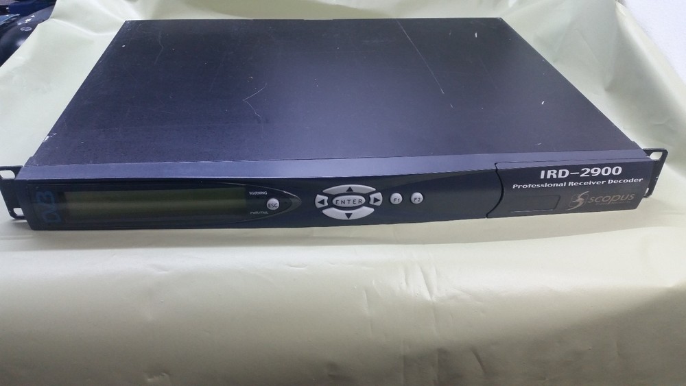 harmonic ird-2900 scopus professional receiver decoder dvb ird-2980 sdi out