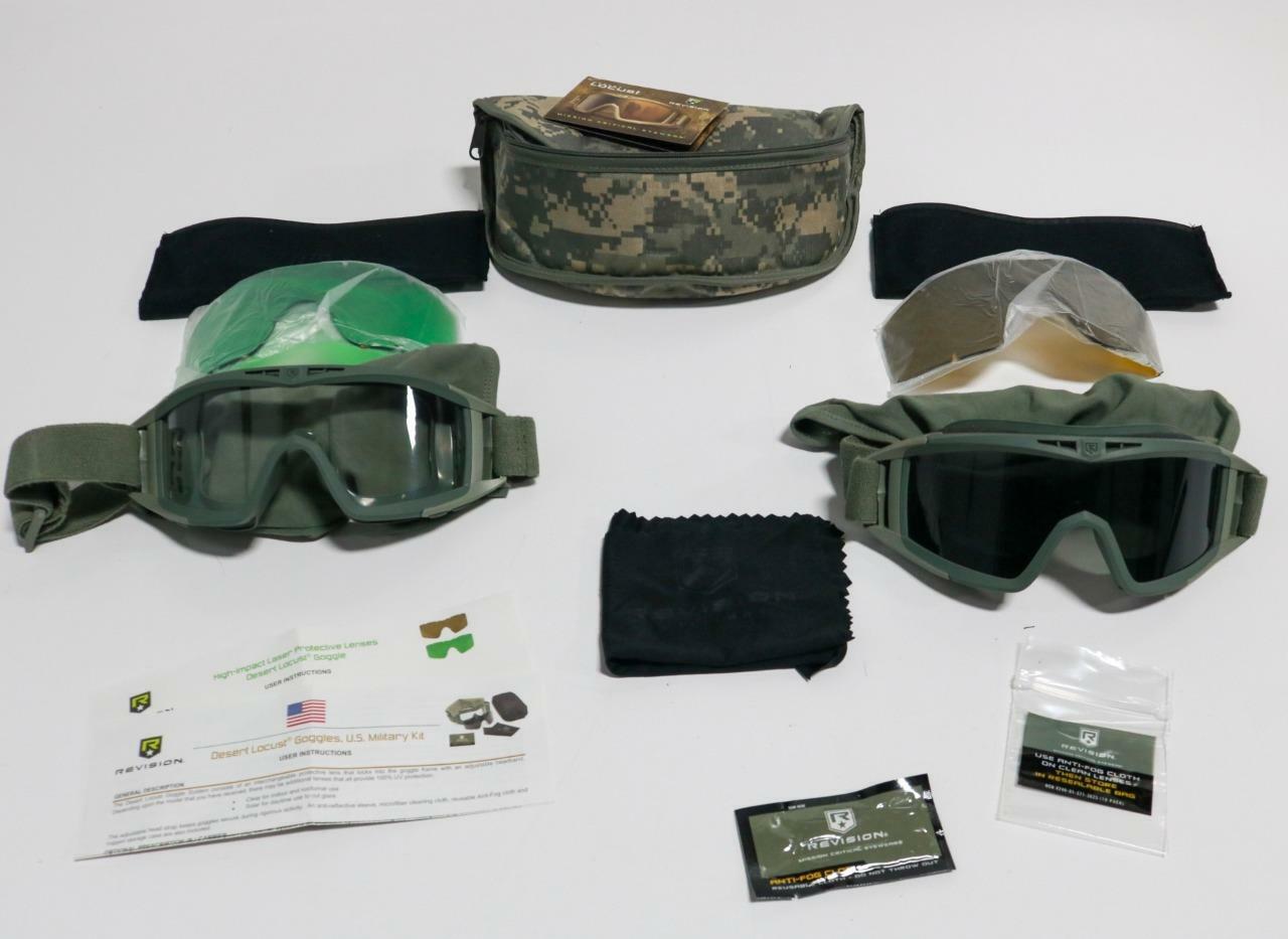 Revision Military Desert Locust Ballistic Goggle KIT -- New