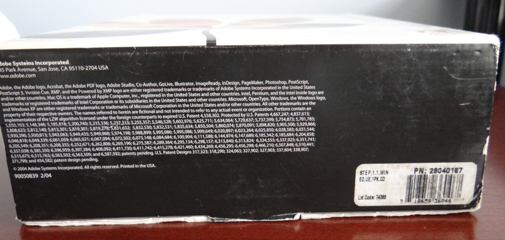 Adobe Creative Suite Premium Education For Windows w/ Serial Numbers 2004