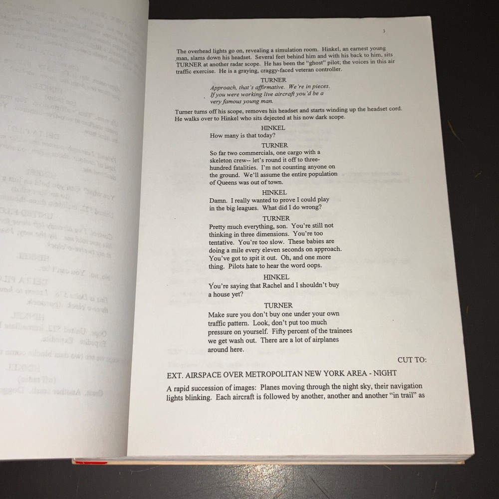 PUSHING TIN (1/16/97) John Cusak / 1st Draft - CAA Agency Script + COA!