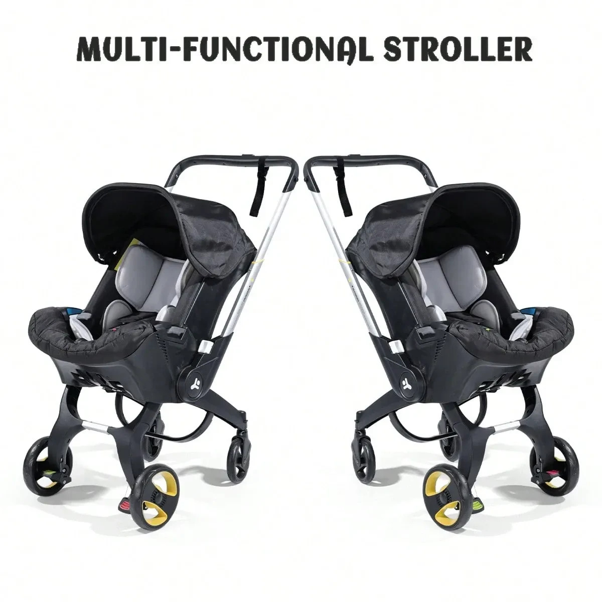 4 in 1 Lightweight Baby Stroller, Folding And Portable,