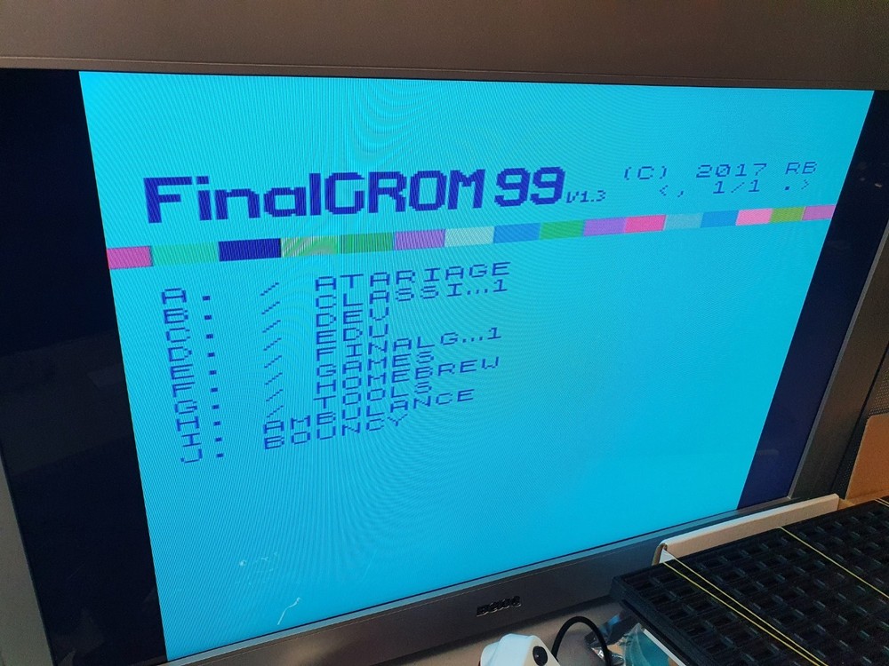 TI99/4A FinalGrom99 Cartridge for Texas Instruments TI99 SD Card Reader