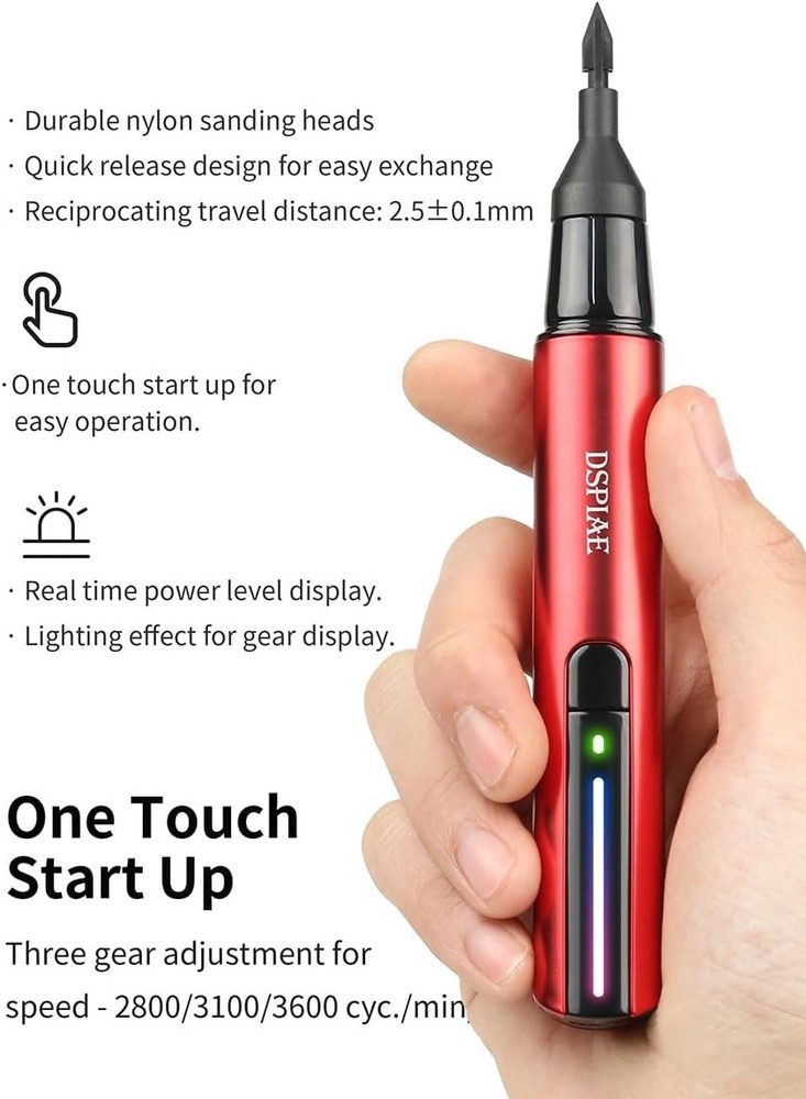 Electric Reciprocating Sander – Precision Multi-Speed Sanding Tool with Fine