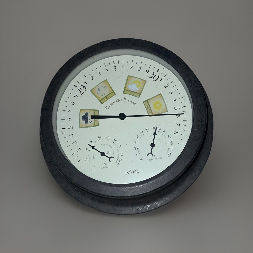 Rare! Barometer Movement Germany Pressure Meter INS Hg