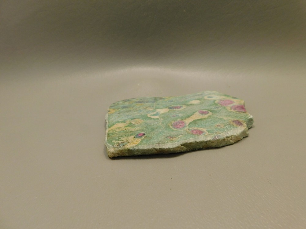 Ruby and Fuchsite Polished Stone Slab Rock #01