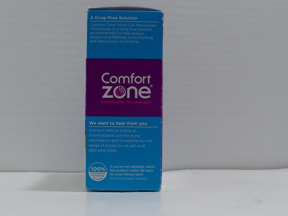 Comfort Zone Multi-Cat Pheromone Formula Diffuser Kit and 6 pk Cat Calming Refil
