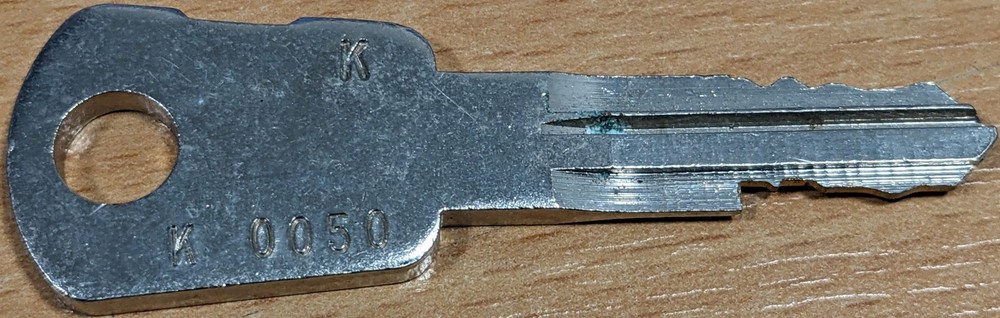 GREENWALD SENTINEL 2 KEY PART #GW91-2000-19 CODED K0050
