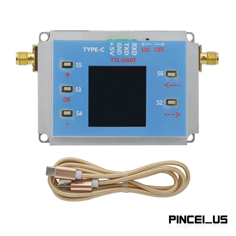 ATT-6000V3.0 DC-3GHZ 90DB Programmable Attenuator Module RF Attenuator 1.3" OLED