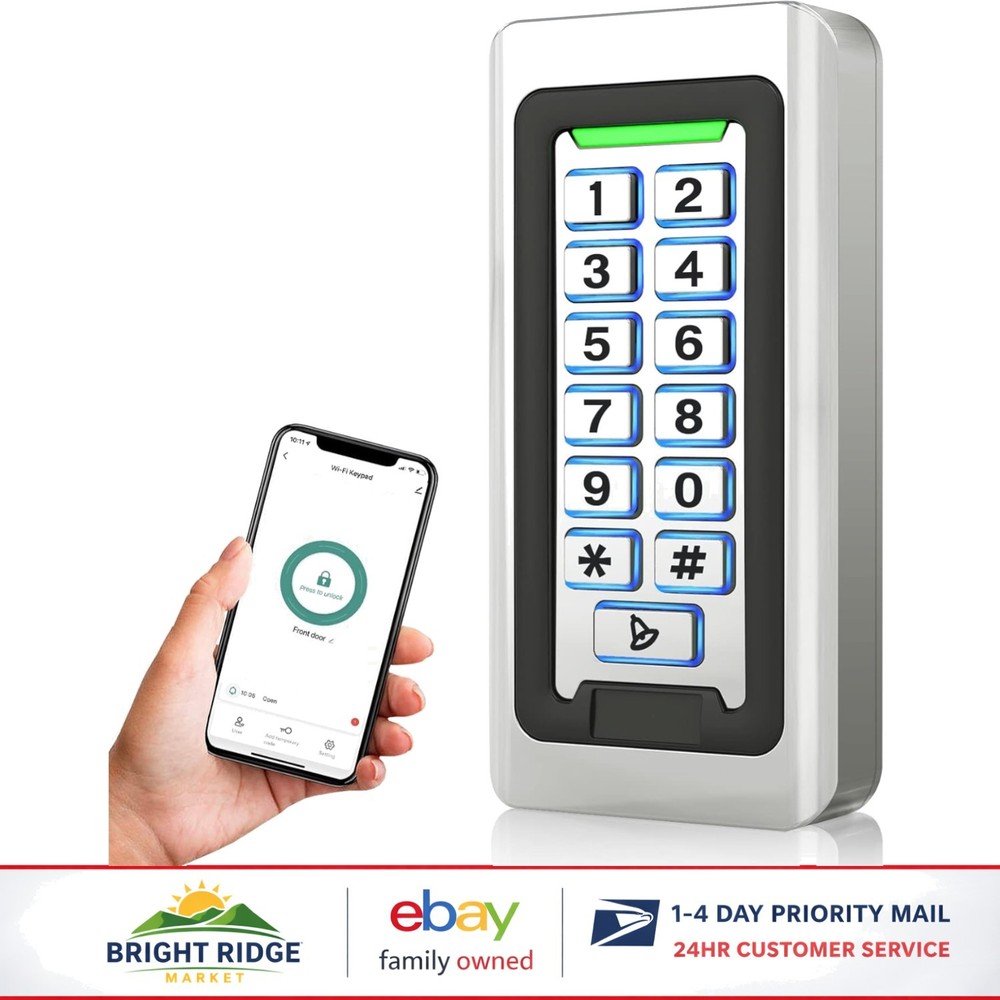 Robust Metal Access Control System with Remote Access and Anti-Prying Features