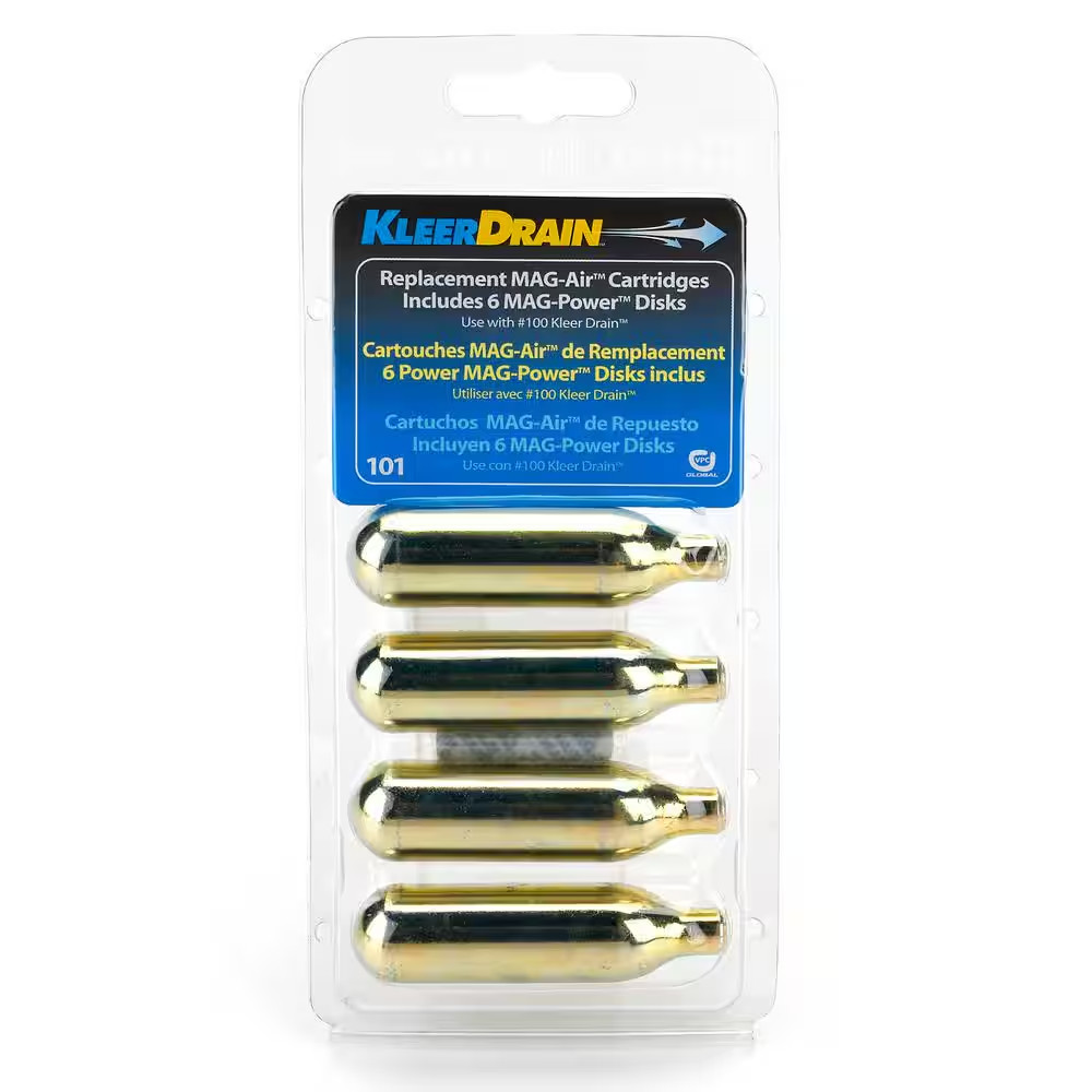 Kleer Drain Replacement Cartridges 4 Pack