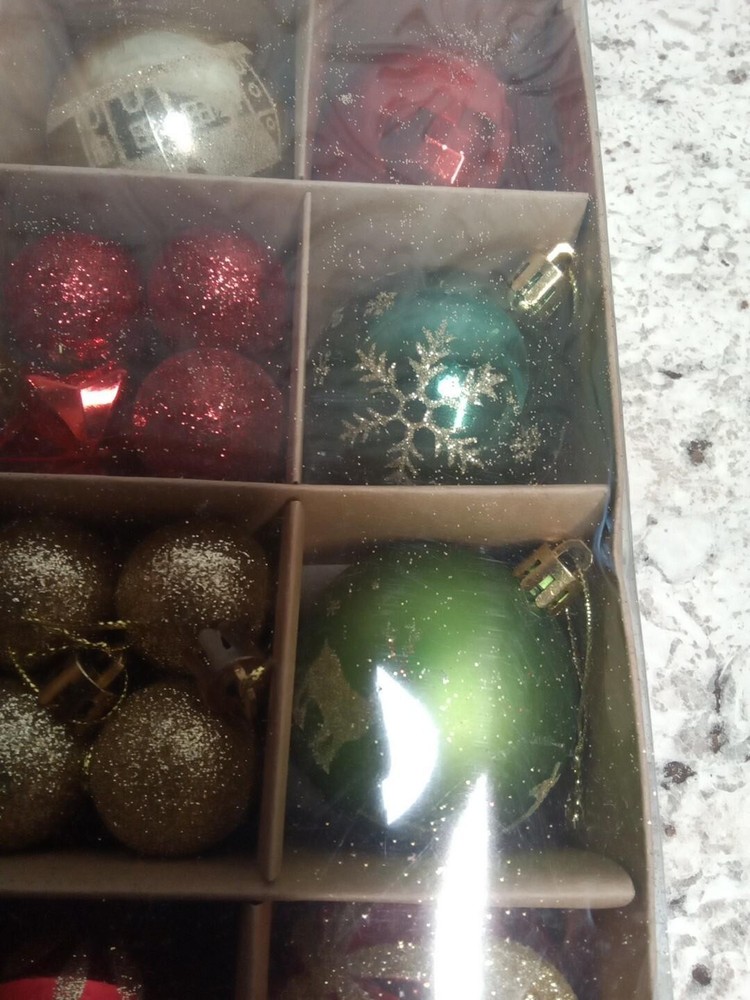 Christmas Tree Decorations Plastic Multicolor