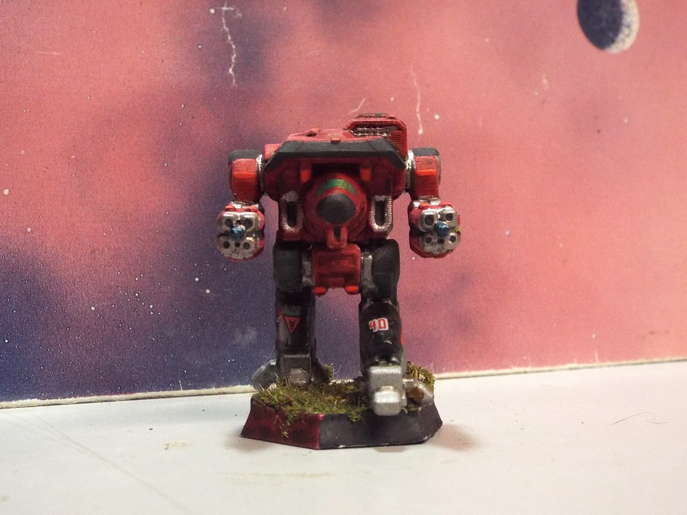 BATTLETECH WARHAWK MECH [KELL HOUNDS] (3D RESIN, PAINTED)