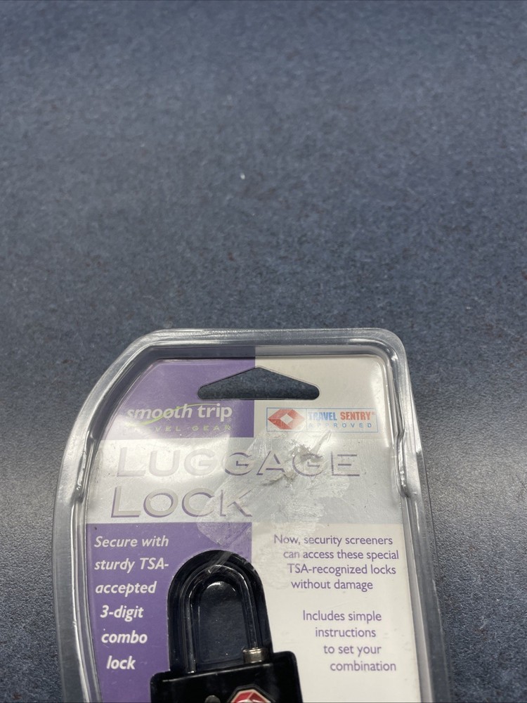 Smooth Trip Luggage Lock New