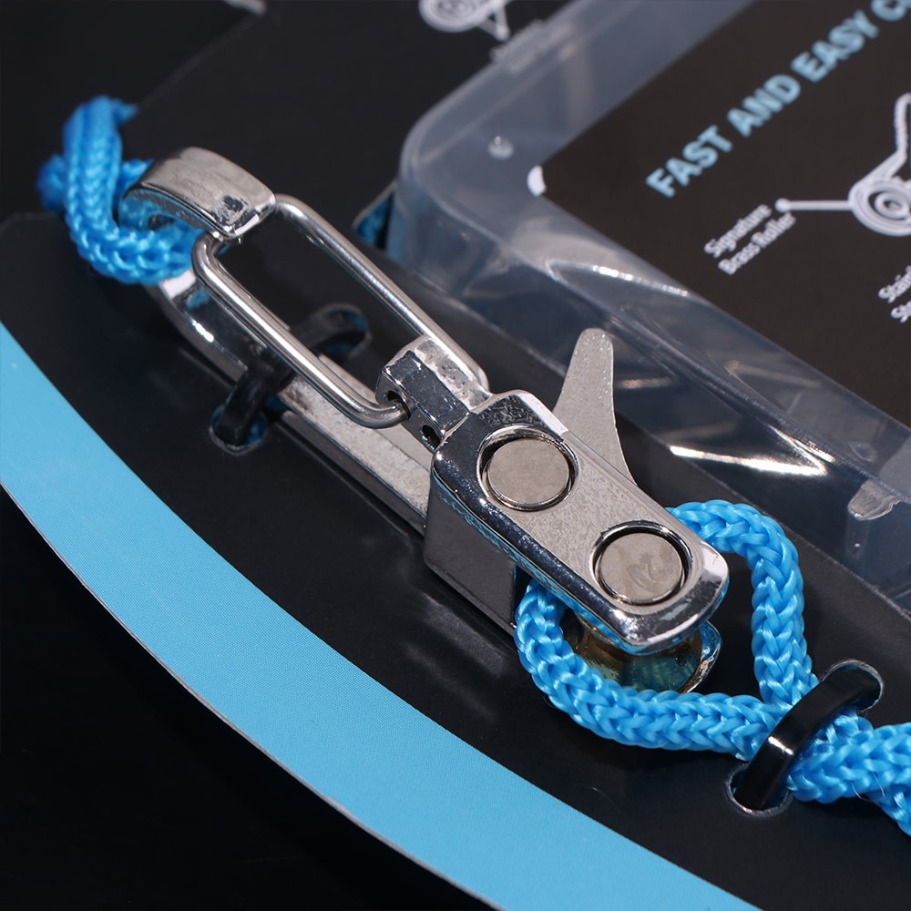 6 Hooks Rope with Roller Tensioner Lock Buckle Cable Puller Camping