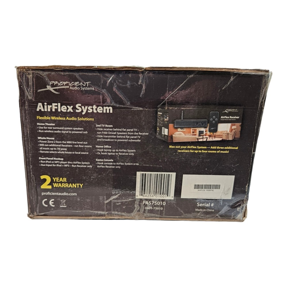 Proficient AirFlex System Flexible Wireless Audio Solution PAS75010
