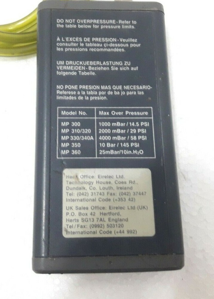 Eirelec MP330 0-2000 mbar Manometer - Free Shipping